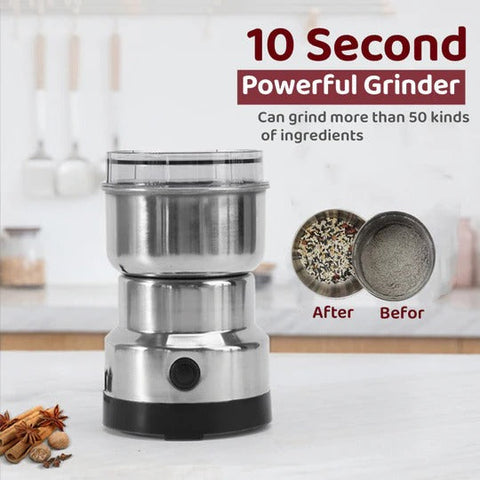 RAF 4 Blades Masala Coffee Grinder | 300W Multifunctional Electric Grinder | Stainless Steel Blades For Coffee, Spices, Nuts & Seeds