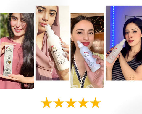 New Ecrin Hair Removal Foaming Spray - Advance Formula with Refreshing Fragrance (200ml)