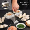 Double head design automatic dumpling machine mold, dumplings quickly and easily (random color)